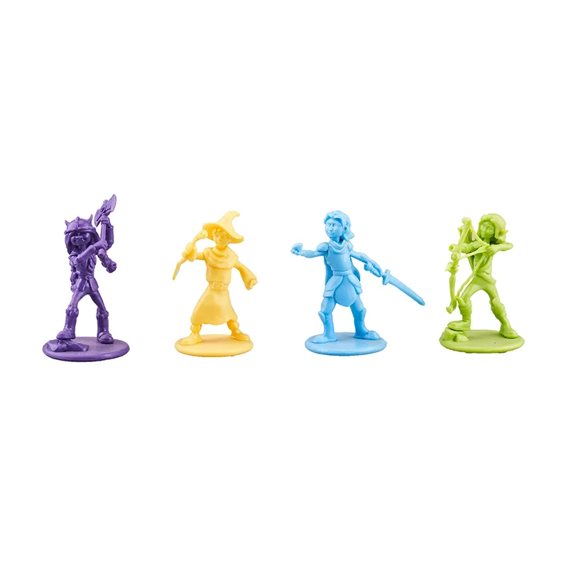 Piccole figure di anime in plastica